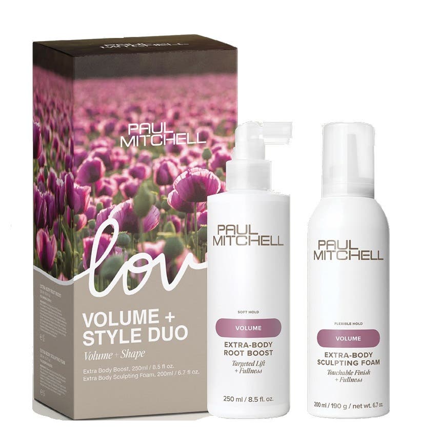 Paul Mitchell VOLUME + STYLE DUO (Extra-Body Root Boost + Extra-Body Sculping Foam)