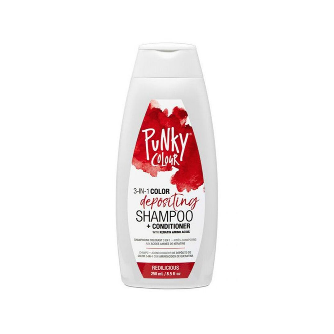 Punky Colour 3-in-1 Color Depositing Shampoo + Conditioner - Redilicious
