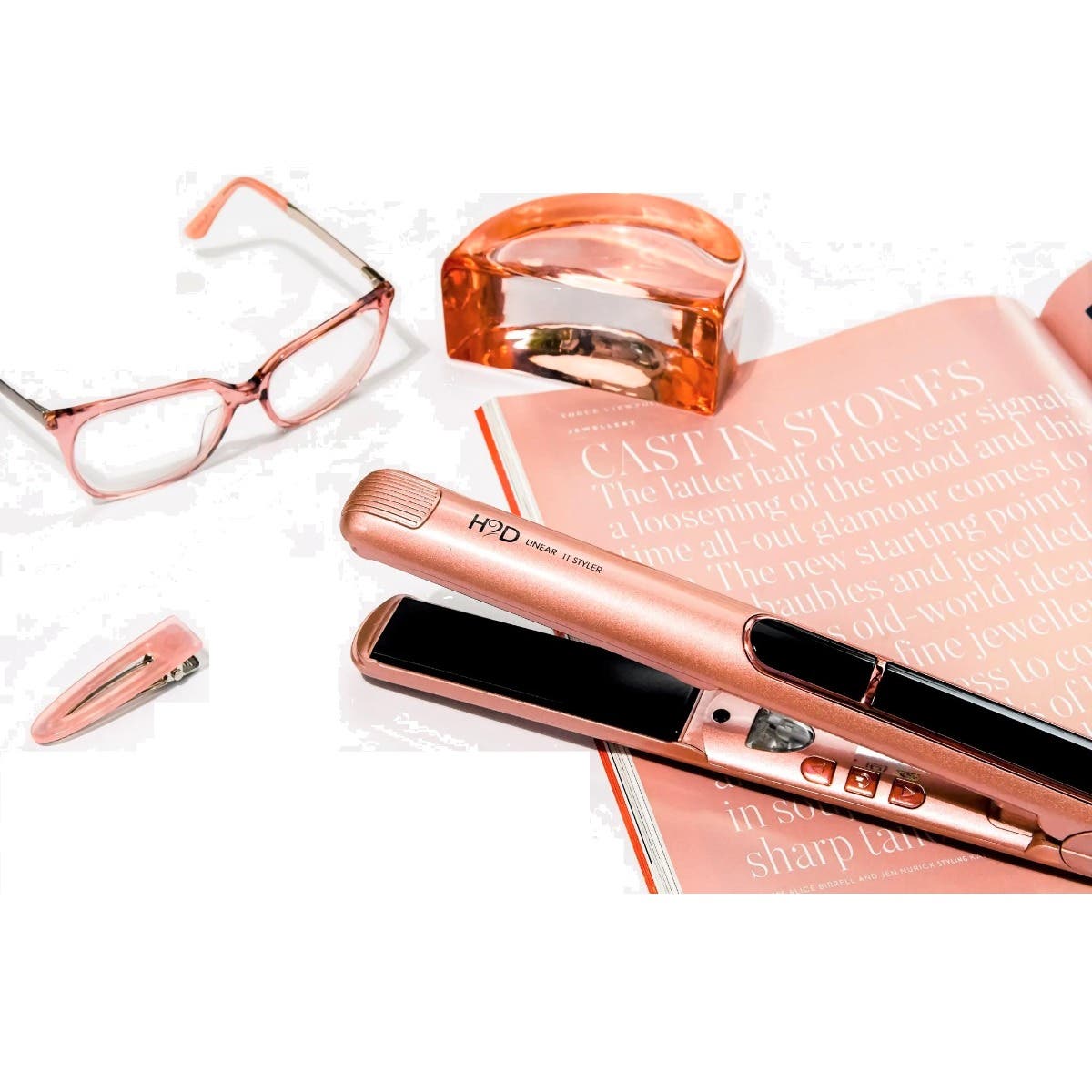 H2D LINEAR II ROSE GOLD HAIR STYLER