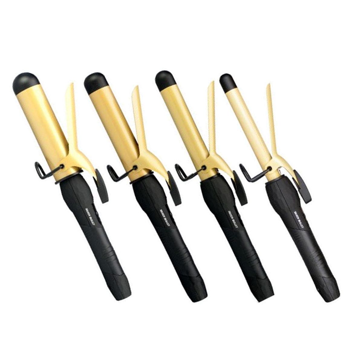 Silver Bullet FASTLANE Dual Voltage Curling Iron 19 , 25, 32, or 38mm Gold Ceramic Curler * Choose Size