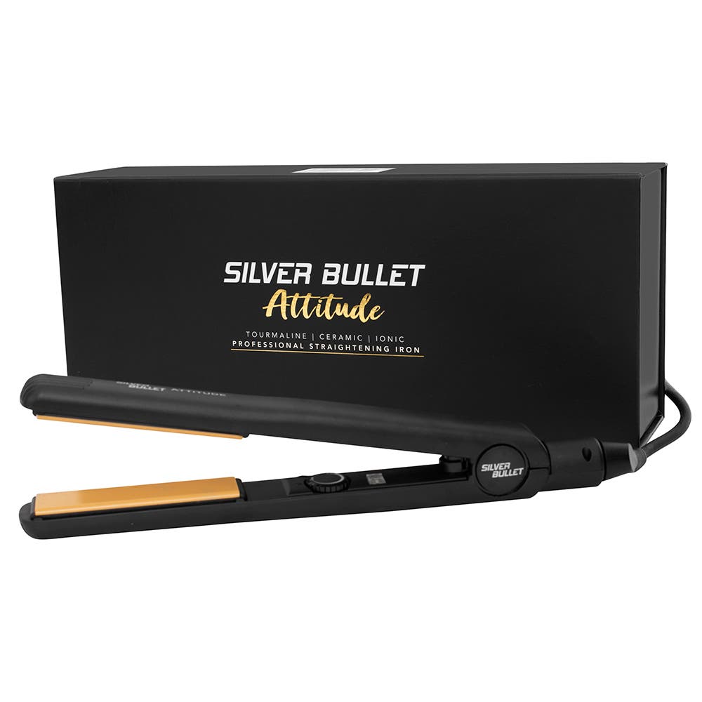 Silver Bullet Attitude Black Ceramic Hair Straightener