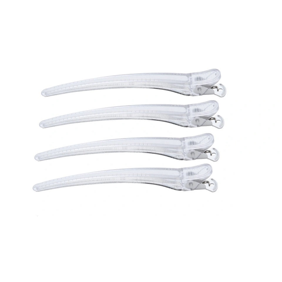 Professional Hair Clamp E-Clip Large 12cm 4 Packs