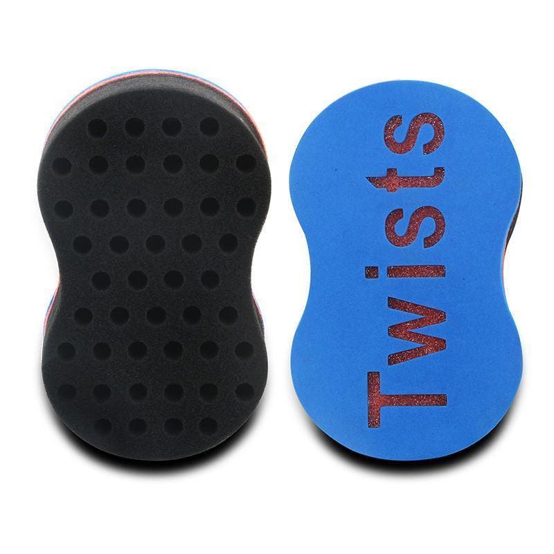Twists Hair Sponge for Dreads and Afro Hair - Blue