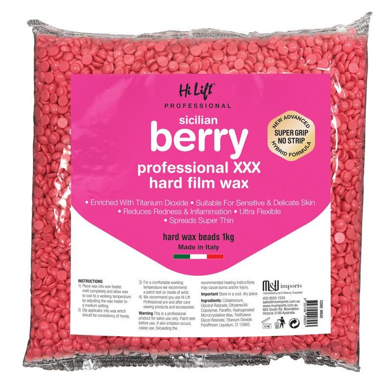 Hi Lift Sicilian Berry Hot Wax - 1kg Bag