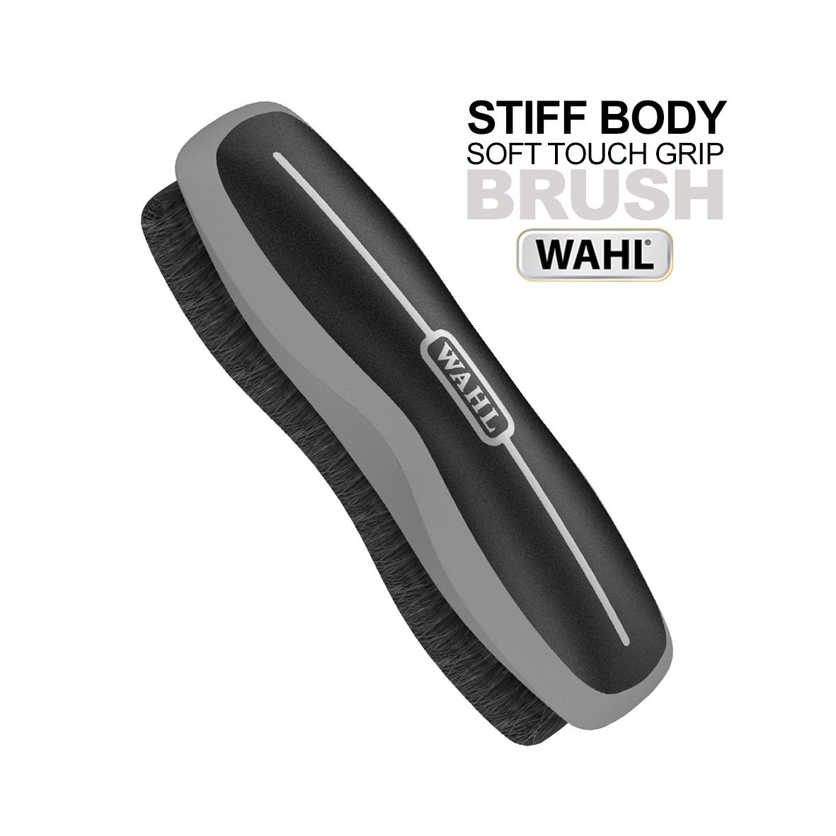 Wahl Stiff Body Brush Pet/Animal Brushes - Soft Touch Grip