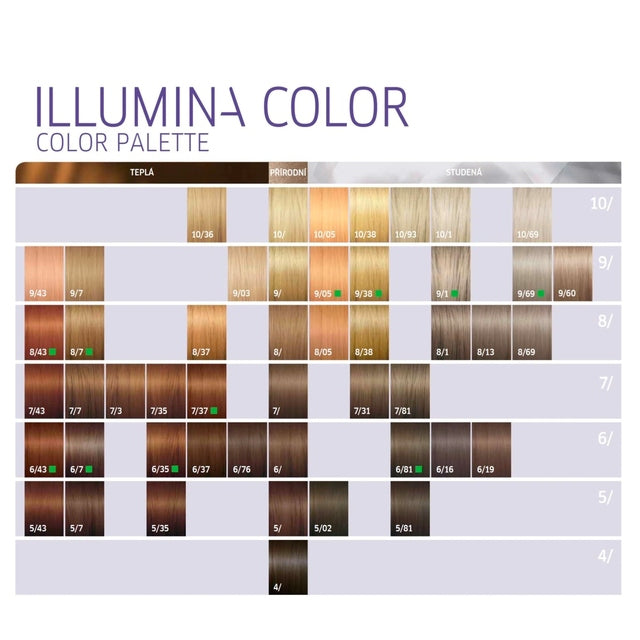 Wella Illumina Color Permanent Creme Hair Colour 60ml -