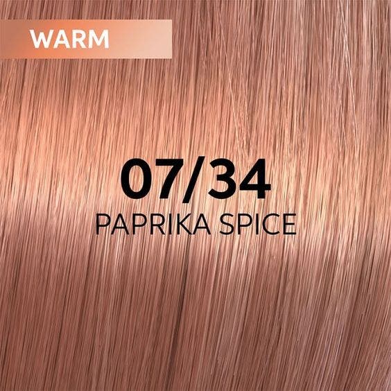 Wella Shinefinity Zero Lift Glaze 60ml - 07/34 Warm Paprika Spice