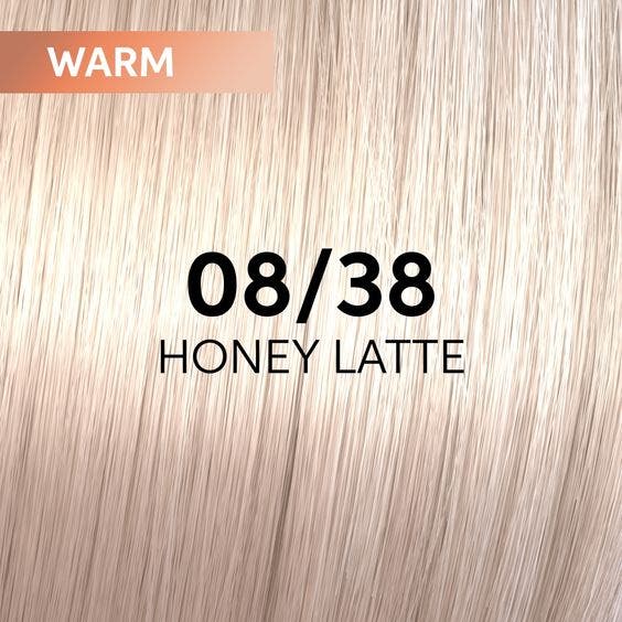 Wella Shinefinity Zero Lift Glaze 60ml - 08/38 Warm Honey Latte