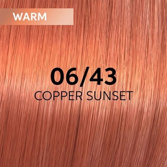 Wella Shinefinity Zero Lift Glaze 60ml - 06/43 Warm Copper Sunset